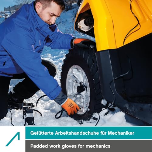 Guantes de trabajo de invierno ACE Frost Thermo – Guantes impermeables para manipulación, protección fría al aire libre, maint. refrigerador, remoción de nieve, congelador - congelador - EN - imagen 3