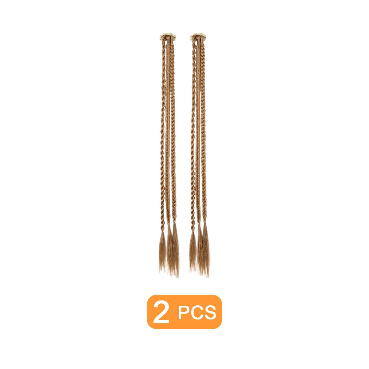 Hair Extensions Clip in Hairpieces Long Heat Resistant Synthetic Hair Accessories for Girls Women Party 0134 - Image 2