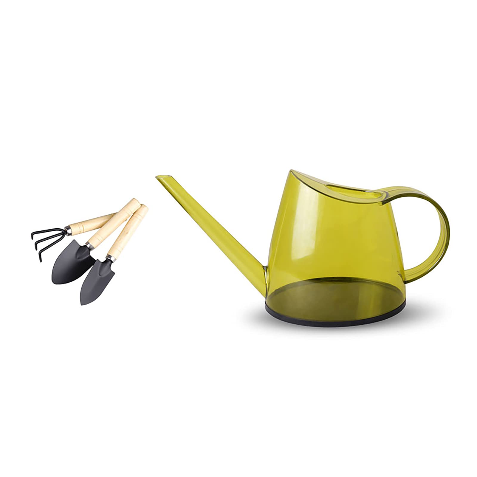 Lot de 3 mini vaporisateurs d'eau de 1,2 l au format cyan avec bec long pour jardin