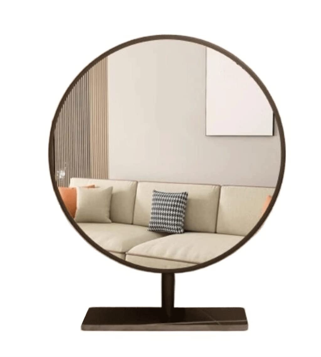Miroir de maquillage bureau rotatif fini les reflets flous grand miroir coiffeuse chambre HD
