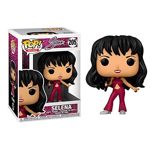 Funko 54475 Pop Rocks: Selena (Burgundy Outfit) Multicolore - Les Beatles, Paul McCartney, John Lennon, RIngo Starr, George Harrison Funko 54475 Pop Rocks: Selena (Burgundy Outfit) Multicolore – Image 3