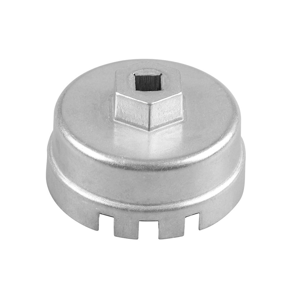 Clé à Bouchon De Filtre à Huile 74mm - 14 Cannelures Aluminium - Outil Vidange Voiture Universel
