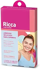 Ricca Adesivo Secativo para Acne - Transparente