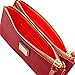 Dooney & Bourke Small Crossbody Bags for Women, Leather Ella Crossbody Clutch Purse with Removable Strap - Red
