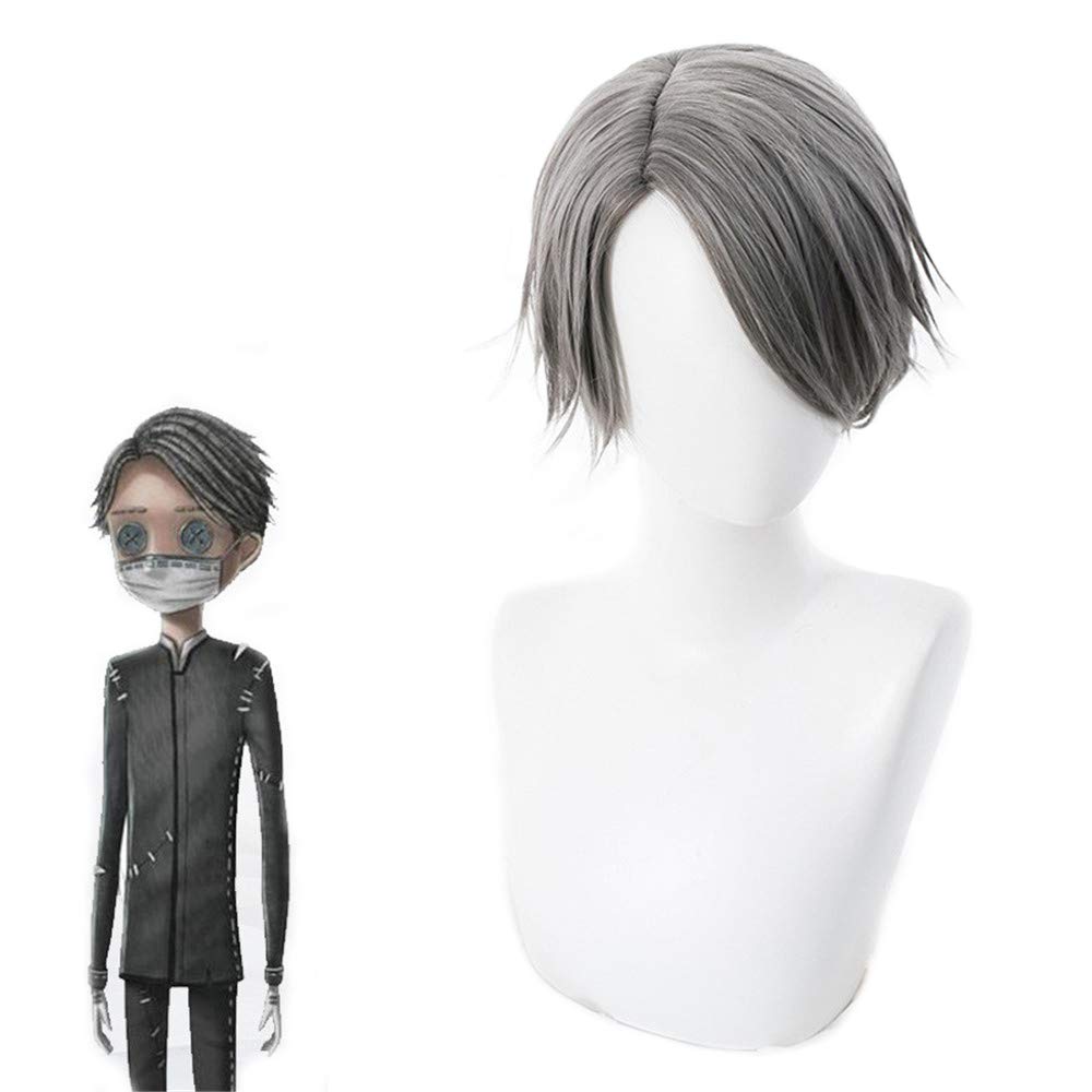 Game Identity V Embalmer Aesop Carl Cosplay Wig Heat Resistant Synthetic Wig Halloween Party Cosplay