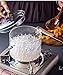 Baker's Basics Saucepans Glass Pot Casserole Baking Oven Blooming Heat-resistant Glass Cooking Pot Covered Saucepan with Lid Pasta Pot Cookware-1.1quart (2L ) (Clear)