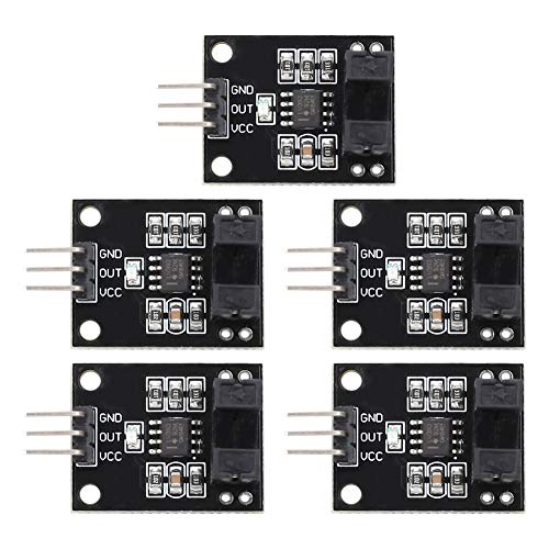 Respicefinem 5Pcs Photoelectric Correlation Sensor Module Counter Counting Sensor Module with Low Level Signal Output Indication Simple Structure High Reliability and Easy to Use