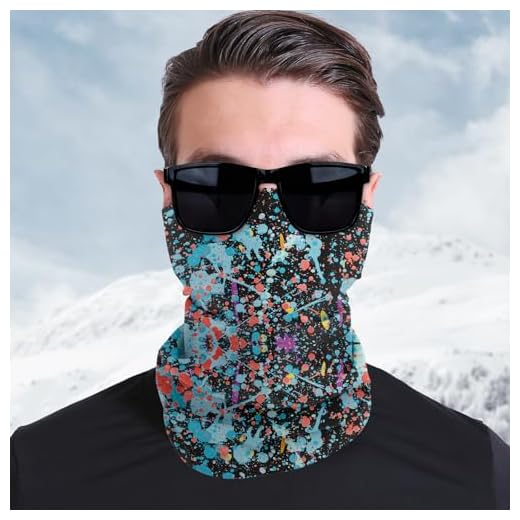 Neck Gaiter Face Mask Scrawl Pattern Outdoor Protection for Hiking,Running,Biking(Graffiti)