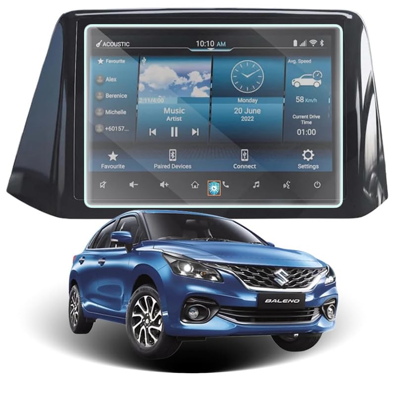 Image of Maruti Suzuki Baleno (9 Inch) Touchscreen Protector Guard - (Not a Tempered Glass)
