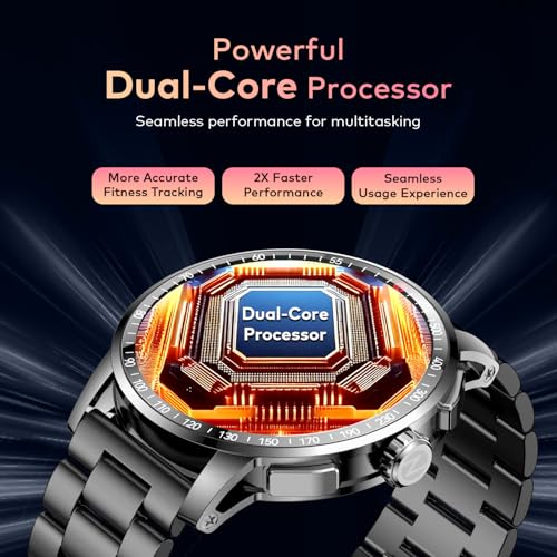 Image of Itel Unicorn Max Smartwatch with 1.43 inch AMOLED Display, 1000 Nits Brightness, AI Voice Assistant, Bluetooth V5.3, IP68 Waterproof, 200+ Watch Faces, 100+ Sports Modes (Meteorite Grey)