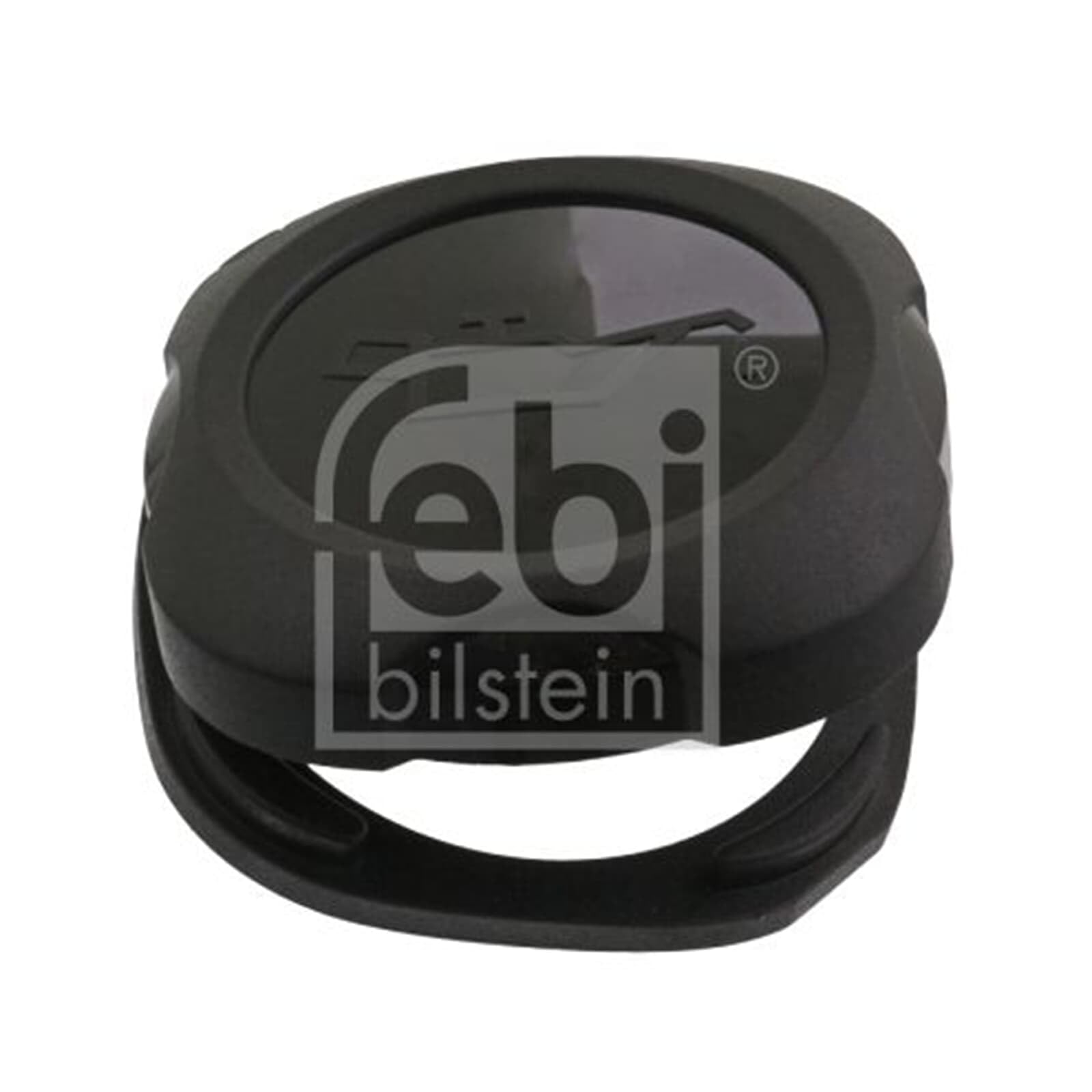 FEBI BILSTEIN 46214 Pokrywa wlew olejowy z pierścieniem uszczelniającym czarny