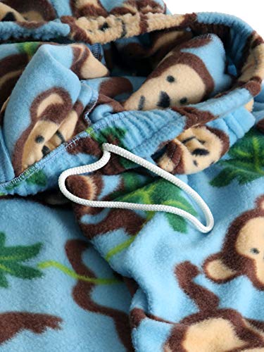 Ma Croix Mens Premium Made in USA Pajama Pants Animal Knit Fleece Lounge PJ Bottom with Pockets3