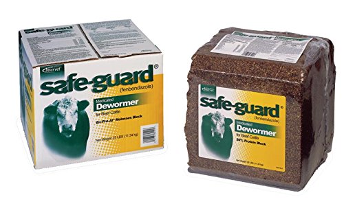 Safe-Guard Medicated Dewormer Block 25 lb
