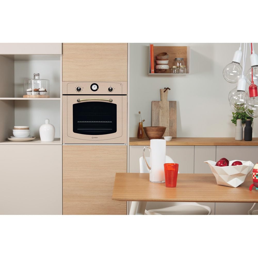 Indesit IFVR 800 H AV - Forno elettrico ventilato, 65 Litri, Classe A, colore Avena
