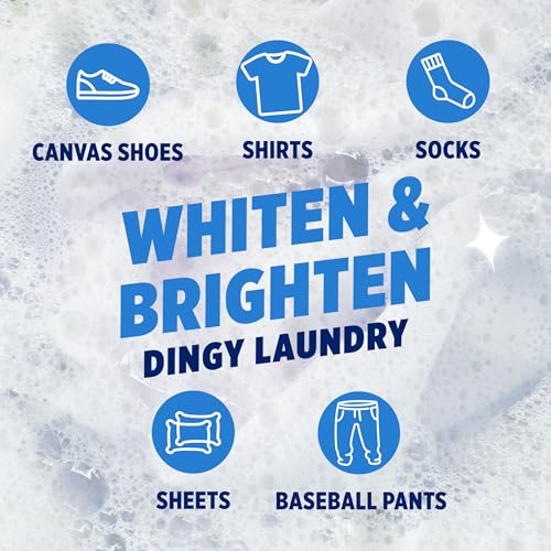 Image of OxiClean White Revive Whitener Laundry Liquid Additive, 45 fl oz | Revives Whites, 40% Better Whitening, Stain Remover, Water-Activated Oxygen Bleach, Chlorine Bleach Alternative, Color Safe