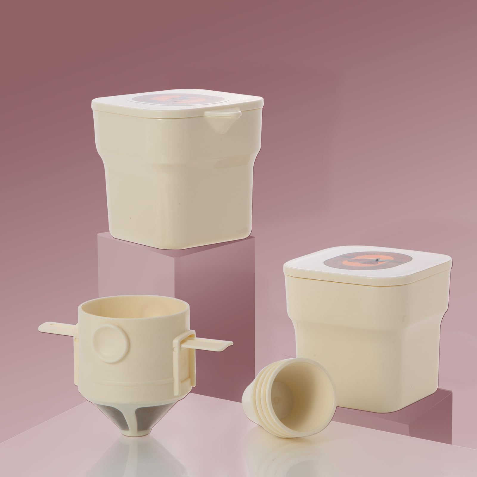 Amazon.com: Portable Travel Coffee Cup with Filter Set : Home & Kitchen