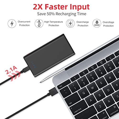 Portable Charger Power Bank [25800mAh Newest Fashion] Huge Capacity External Battery Pack Dual Output Port with LED Status Indicator Power Bank for iPhone, Samsung Galaxy, Android Phone,Tablet & etc - Thumbnail 3