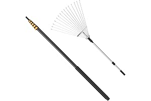 FIXM Telescoping Roof and Yard Rake 7-31 FT: A Reach and Clean...