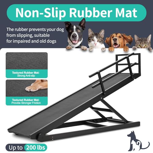 Dog-Ramp-5-Level-Adjustable-Height-Folding-Pet-Ramp-for-High-Bed-Portable-Paw-Ramps-Large-Bed-Ramp-for-Medium-Large-Old-Dogs-Cats-Natural-Wood-Furniture-Quality