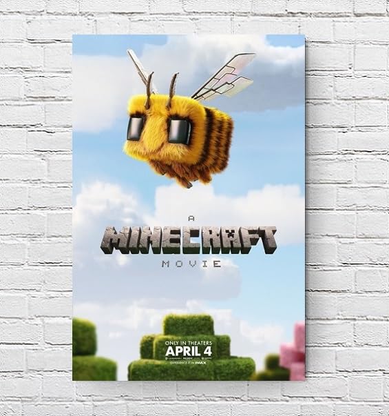 Amazon.co.jp: 映画ポスター マインクラフト ザ ムービー A