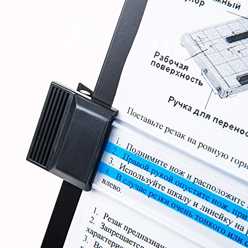Powerking Black Metal Desktop Document Holder With 7 Adjustable Positions, 35.3Cm X 20.8Cm #TOP3