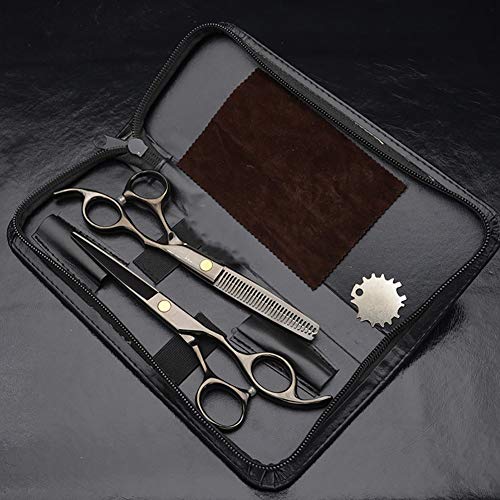Preisvergleich Produktbild GOYAN Professionell Haarschneidescheren Friseurscheren Set Ausdünnungsschere,Extra Scharfe Friseurschere,Friseurset Für Damen,Herren,Kinder