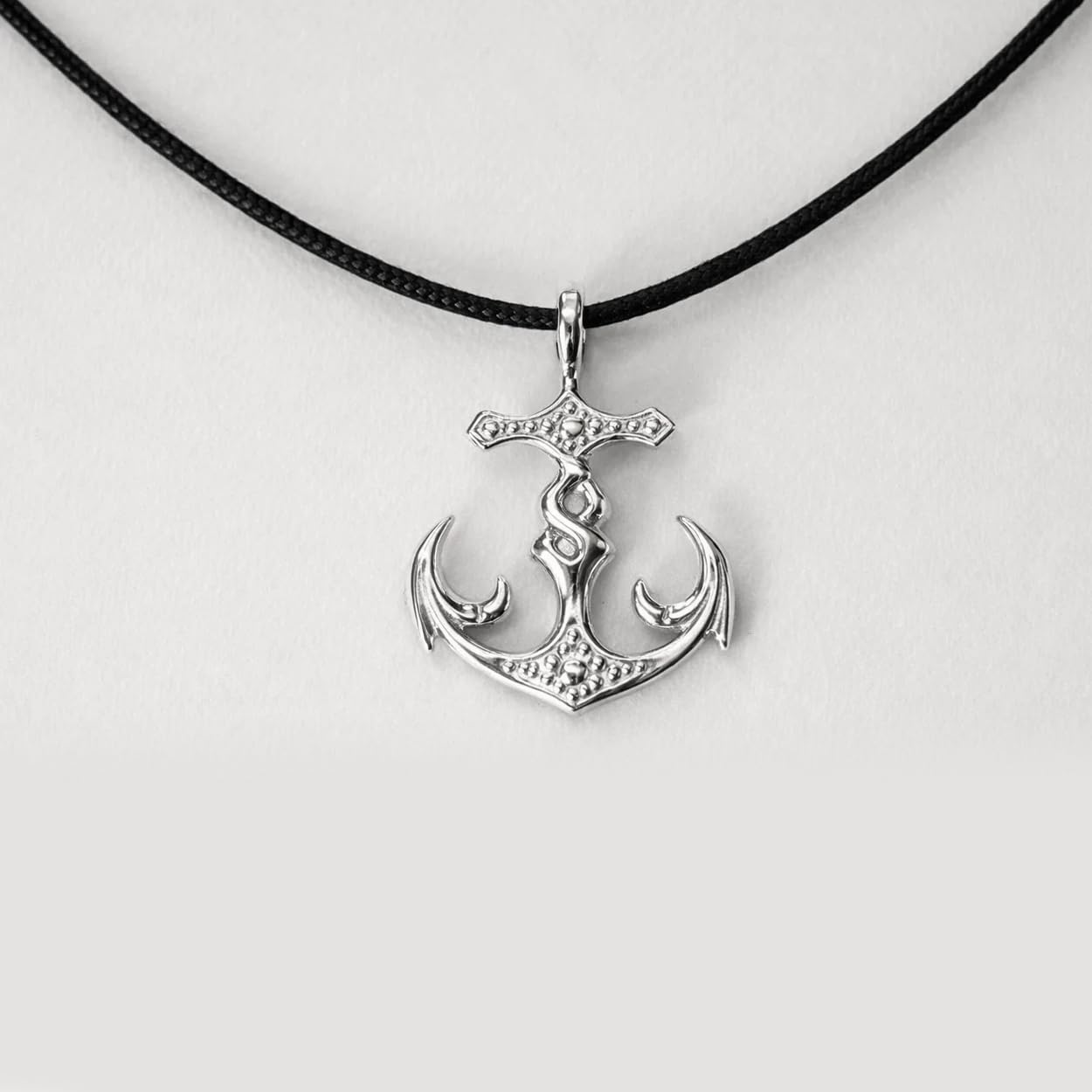 Sovats Argento 925 Collana Ancora, Ciondolo Marino Nautico