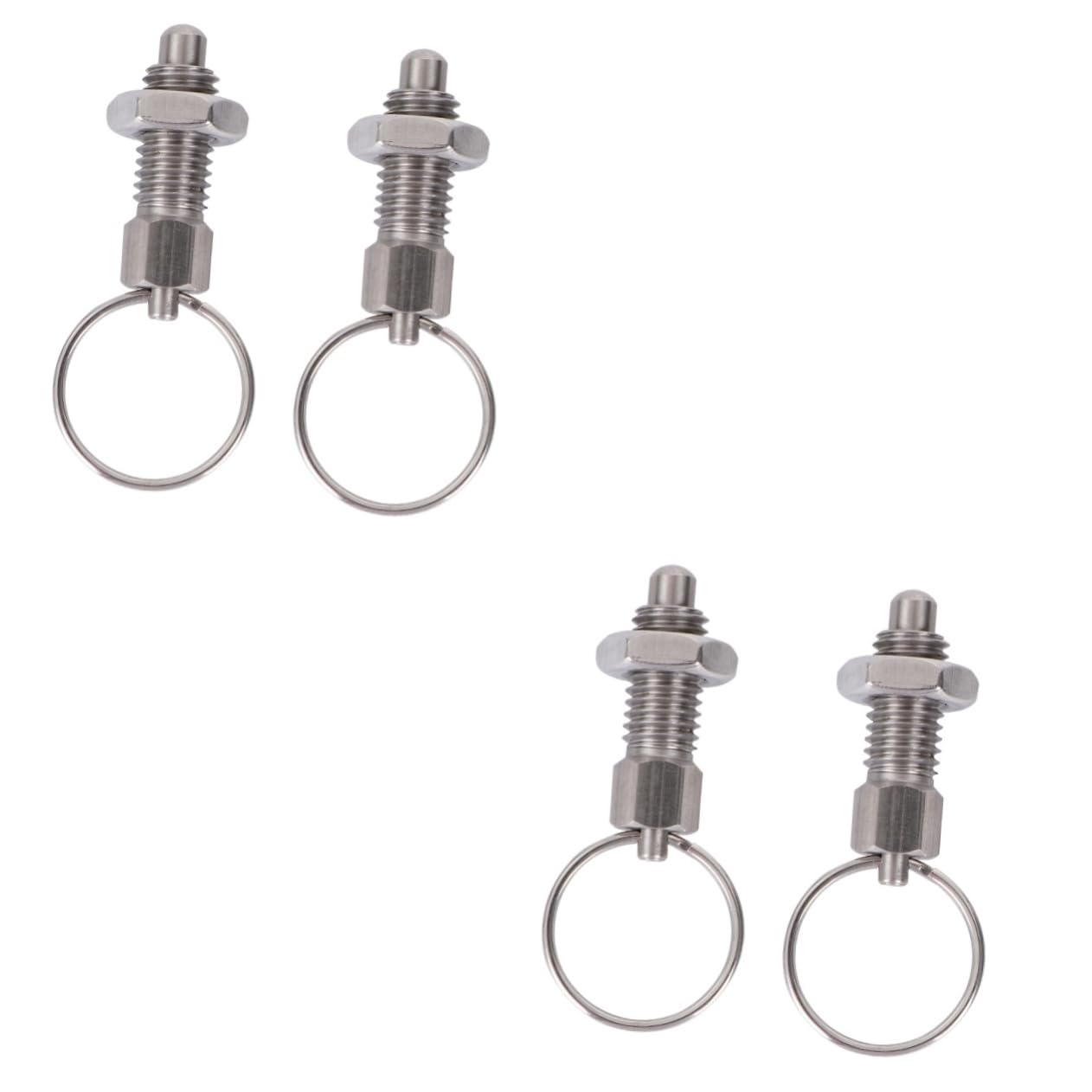 4 Pcs Spring Catch Spring Pin Spring-Loaded Plunger Spring Plunger Mechanical Accessories