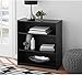 Easy to Assemble, Contemporary Style, Mainstays 3-Shelf Wood Bookcase, Multiple Colors, Black