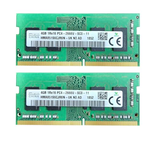 Image of DDR4 RAM KIT 8GB (4GB x 2) 2666MHz RAM for Laptop SODIMM CL19,Compatible with Samsung 8GB DDR4 KIT -Made in Korea (Warranty-3 Years)