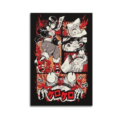 DGYKJTYDW Póster de anime con ilustración, pintura decorativa, lienzo, póster de pared e imagen artística moderna para decoración de dormitorio familiar, 20 x 30 cm