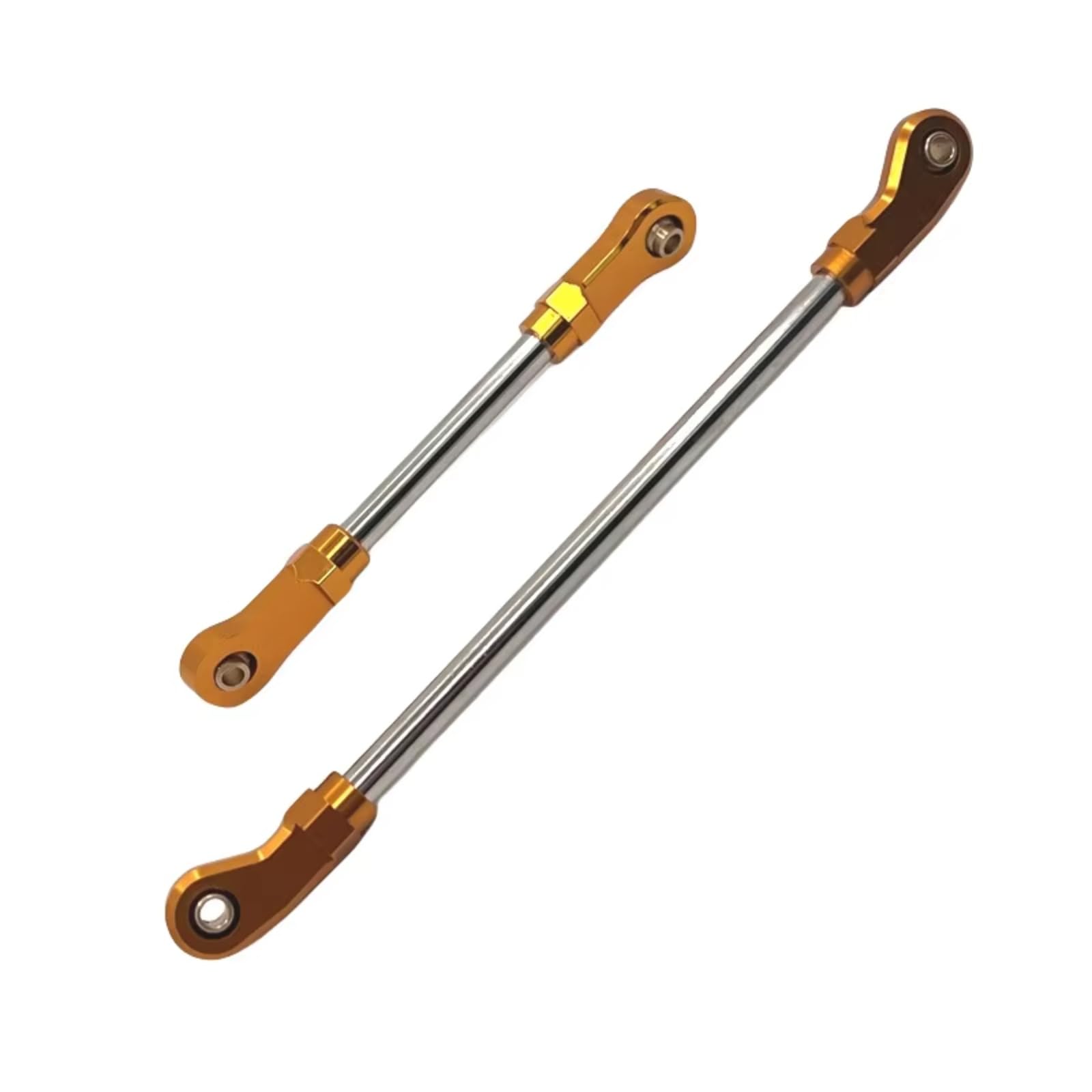 Rc Special Connecting Rod for HB R1001 R1002 R1003 1/10 Metal Front Axle Steering Rod Servo Rod Rc Model Crawler Car Truck for Buggy Upgrade Parts Replacement Use(Yellow)