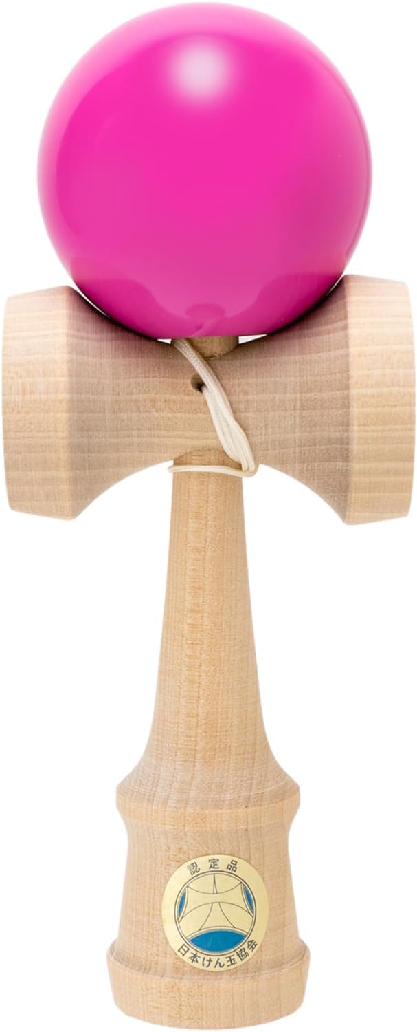 Onda Kendama Pink JKA Certified Competition Wood Made in Japan Beginner