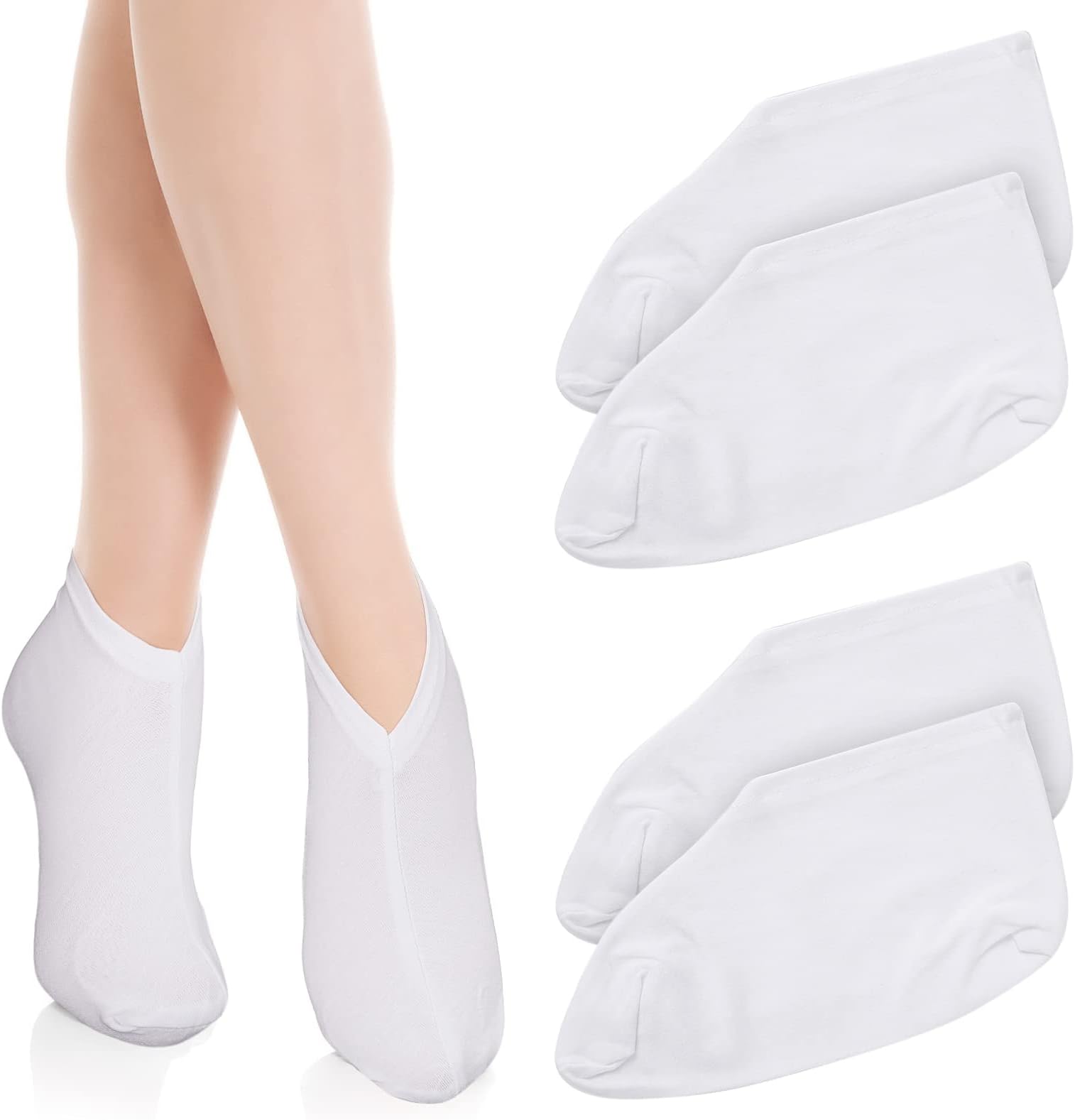3 Pairs Moisturizing Socks Overnight, Lotion Socks for Dry