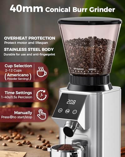 Industrial espresso grinder