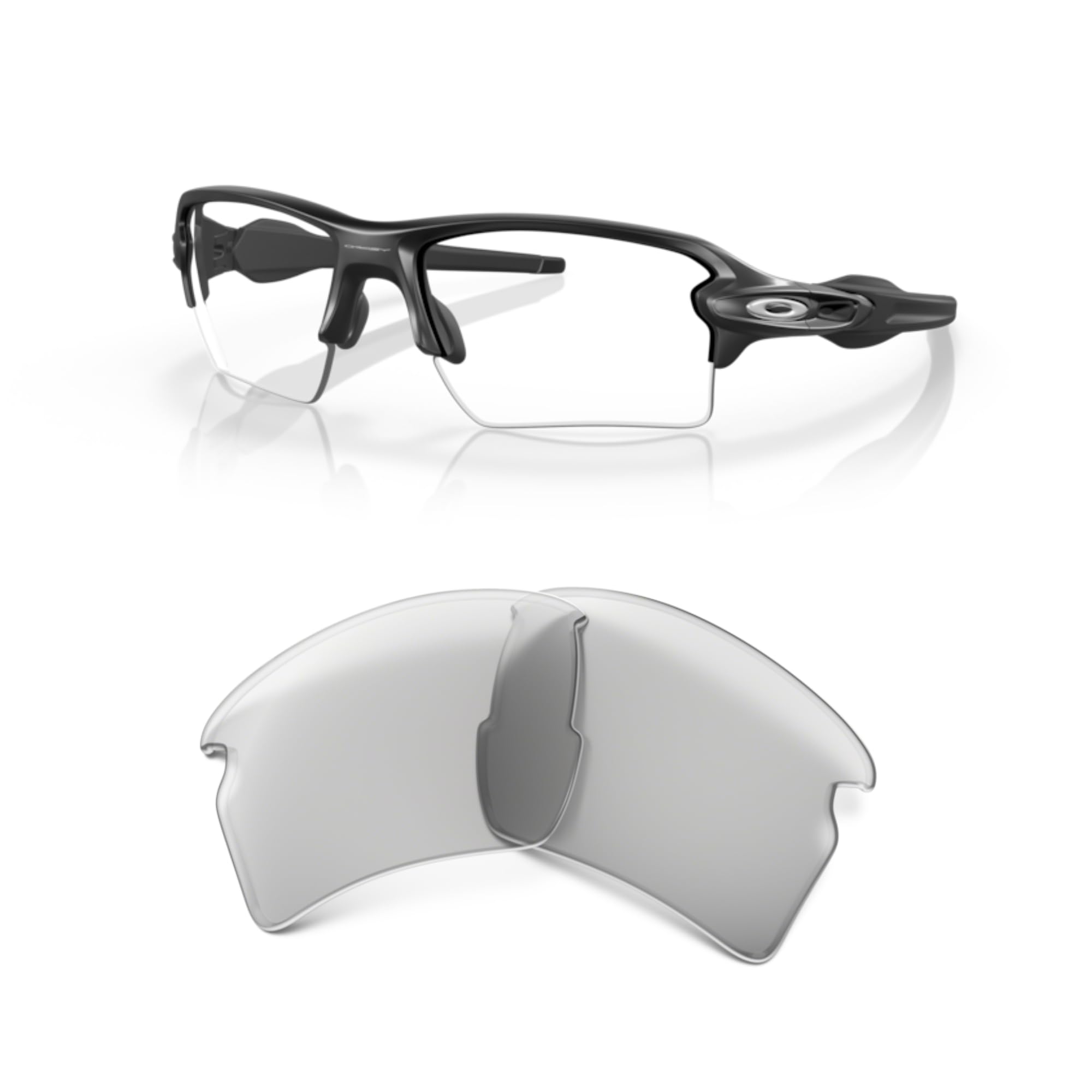 Authentic Flak 2.0 XL OO9188 REPLACEMENT Lenses+ Bundle Microfiber Pouch -FRAMES NOT INCLUDED
