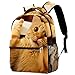 Produktbild Liangbaiwan Rucksack für Teen Mädchen Jungen Leichte Schultasche Reisetasche Daypack Orangene Katze Druck von Sackpackungen