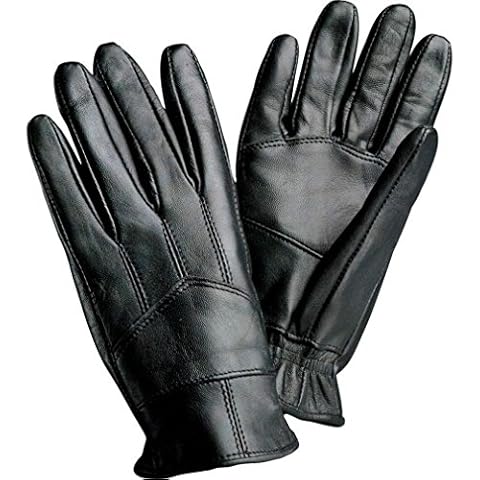 Solid Genuine Leather Driving Gloves Cover