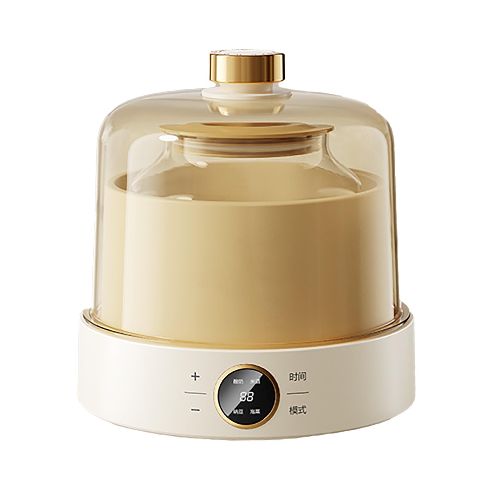 vfdaSWQQ Yoghurt maker, 4-in-1 Automatic 1L Capacity, Constant Temperature Heating, for Making Natto, Rice Wine, and Kimchi