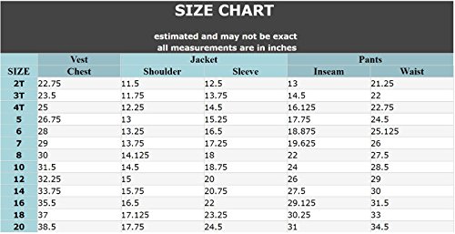 Spring Notion Big Boys' 2-Piece Vest Suit Set Tan 8 Vest And Pants #TOP4