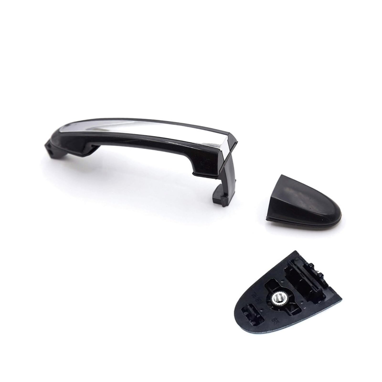 Kpuwers Exterior Door Handle Exterior Car Door Handle 82651-2B010 82652-2B000 82652-2B010 83652-2B000 for Hyundai for Santa for Fe 2007-2012 Handles Replacement(Rear Left Rear Right)