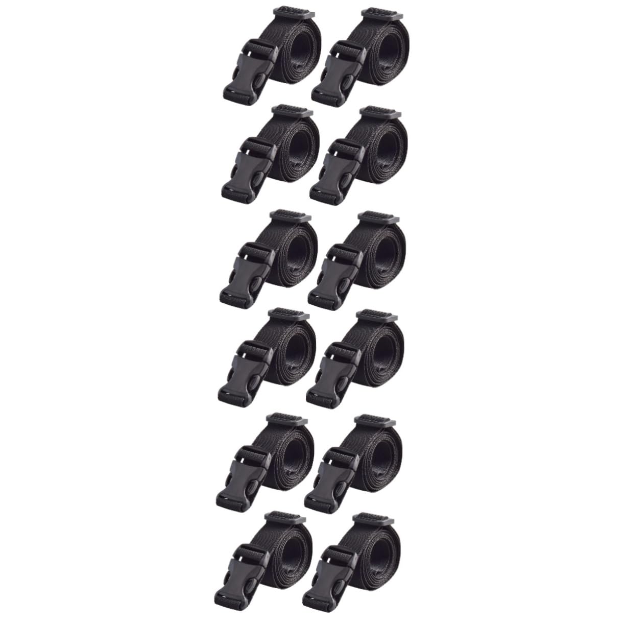 VALICLUD 12pezzi Cinghie Di Ancoraggio Per Bagagli Cinghie Di Fissaggio Resistenti Per Viaggi Tracolla Leggera e Compatta Per Luggage Tie down Strap