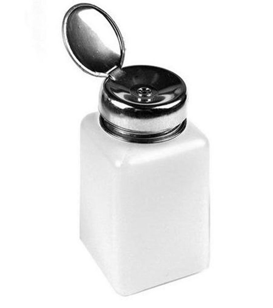 Umiwe(TM) 200ML Empty Pump Dispenser Nail Art Polish Remover Bottle,White With Umiwe Accessory