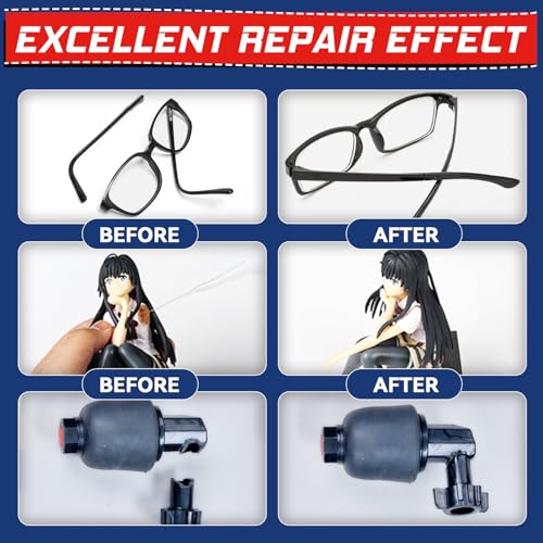 Super Glue for Plastic, Cyanoacrylate Based Adhesive for PLA, Acrylic, Model, DIY, with Anti-Clog Cap, Waterproof, Heat-Resistant(Plastic Glue, 30 Grams * 1 Pack) - Image 2