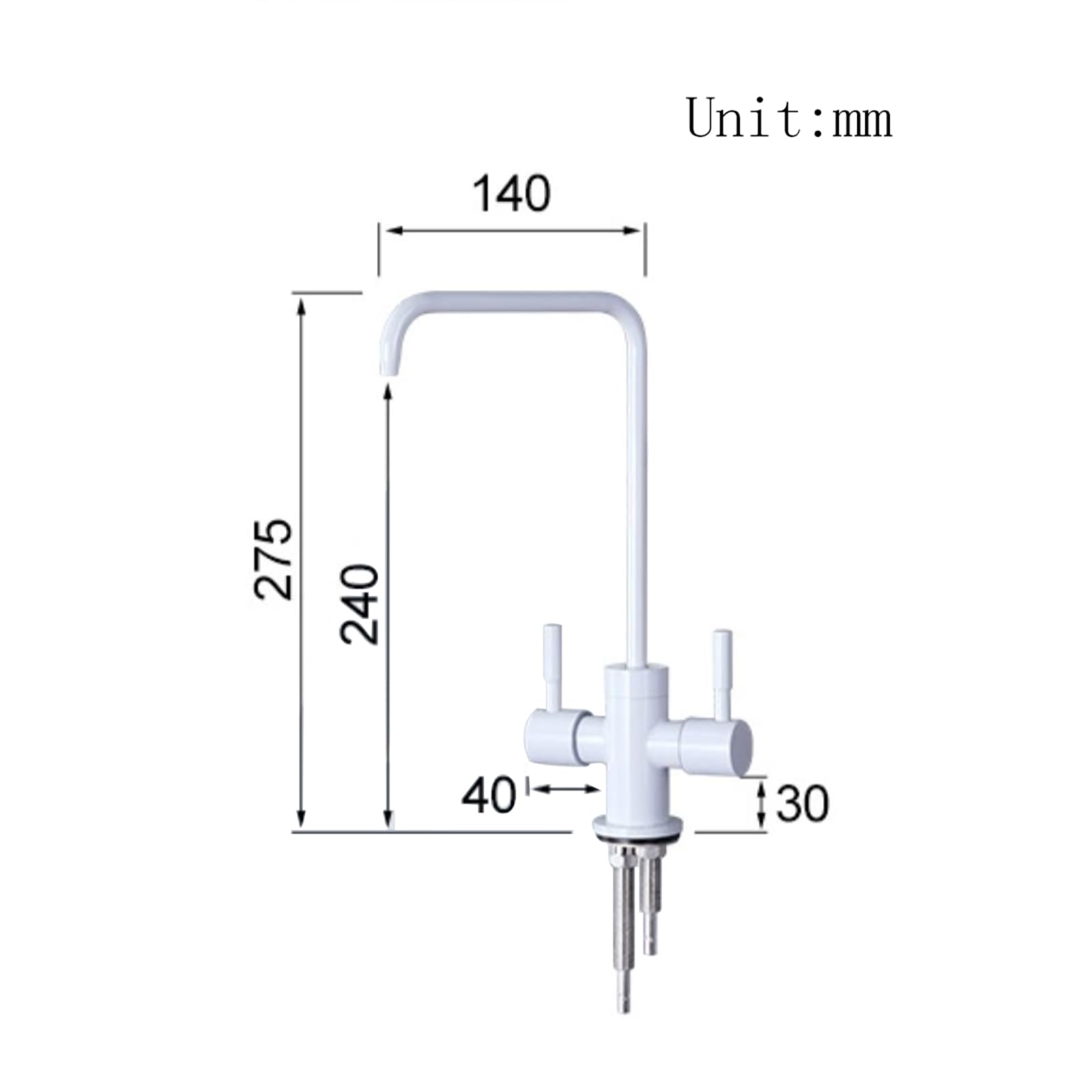 360° drehbarer Küchenarmaturfilter – Dual-Wasser-Getränke-System, gebürstetes Gold, Kaltwasser-Küchenarmatur für verbesserte Filtration und stilvolles Design