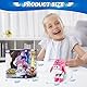 Super Wings Transformations-Flugzeug Supercharged Dizzy, ca. 12,7 cm große Spiel-Figur für Kinder, Spielzeug-Flugzeug und Roboterfigur für 3+ Jahre Alten Jungen Mädchen, Pink