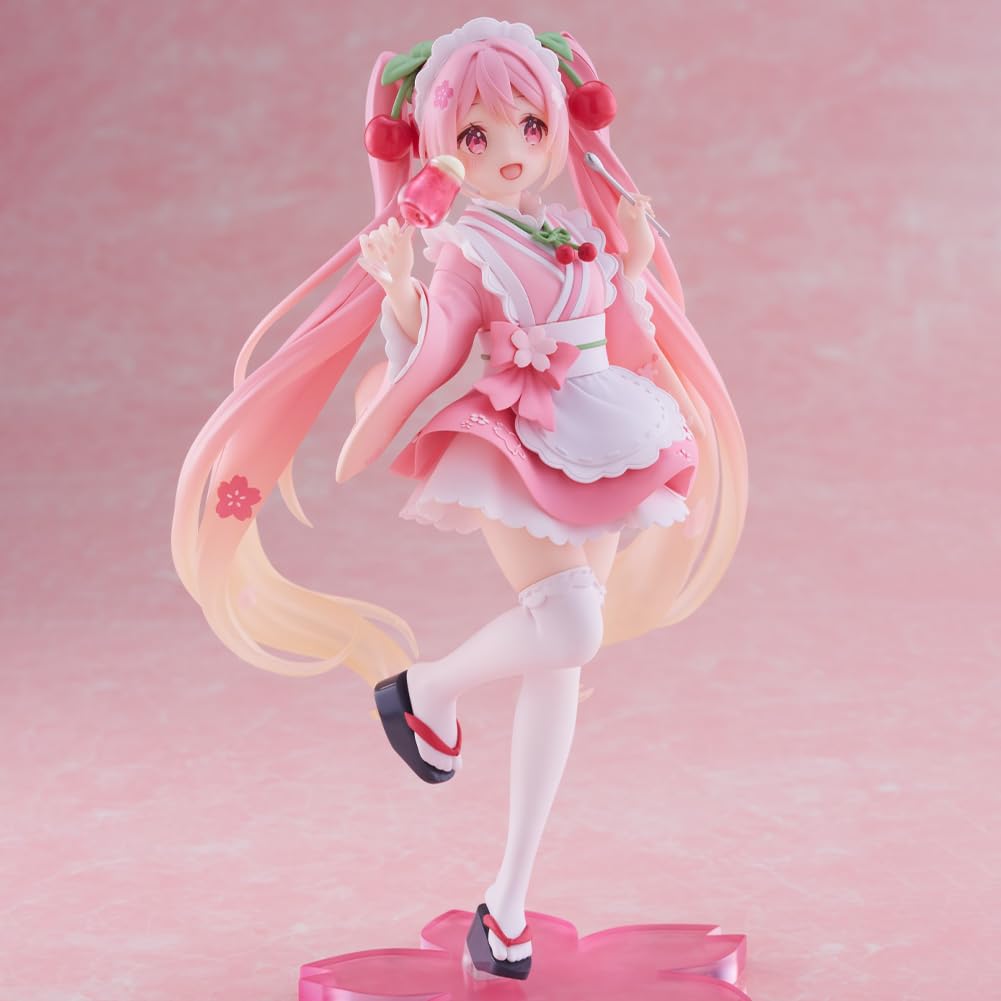Hatsune Miku Figura Q Ver Cartoony Sakura Miku Figuritas De