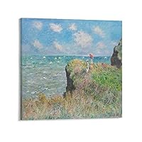 Amazon.co.jp: クロード・モネ 絵画『プールビルの崖の上の散歩』 芸術