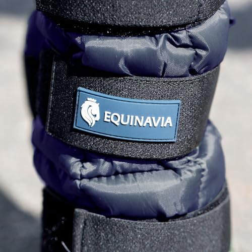 Image of Equinavia Cool Relief Therapy Equine Ice Boots for Horses-Gel Cooling Wraps | Reusable Horse Ice Boots, Soothing Ice Wraps for Horses Recovery Cool Gel for Tendons and Ligaments Soreness After Exercise