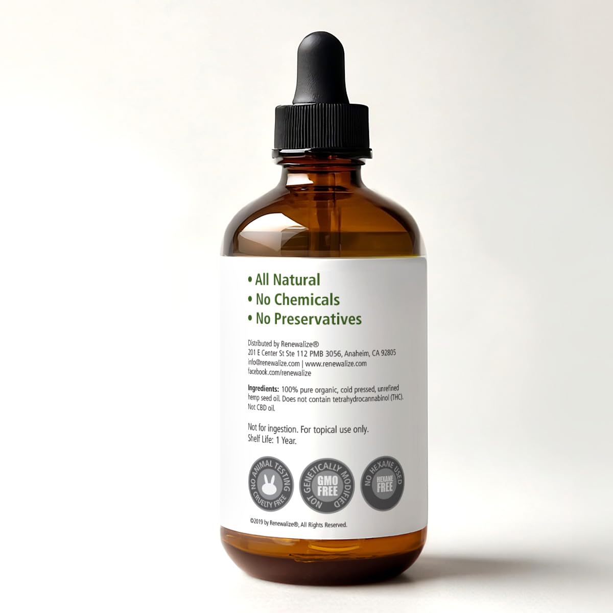 Amazon.com: Renewalize Organic Hemp Seed Cleansing Oil - Face Cleanser and  Moisturizer | 100% Pure Cold Pressed and Unrefined